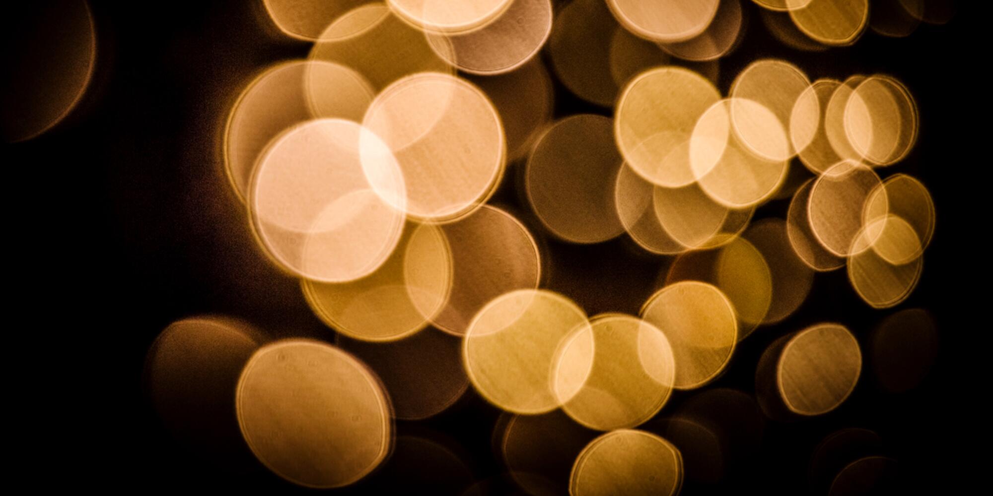 Out of focus photo of lights.
