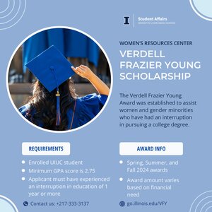 Verdell Frazier Young Scholarship Flyer