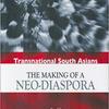 A book cover featuring a black and white photo of a crowd seen from above. A motion blur gives the image the impression of hasty movement. A red field is below. Text reads "Transnational South Asians: The Making of a Neo-Diaspora." Editors Susan Koshy and R. Radhakrishnan.